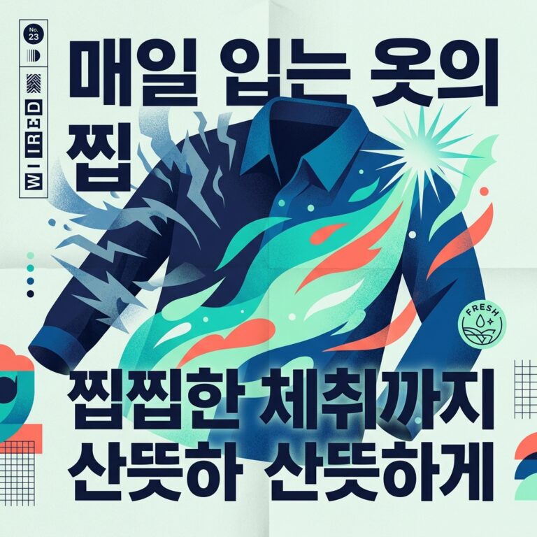 매일 입는 옷의 찝찝한 체취까지 산뜻하게