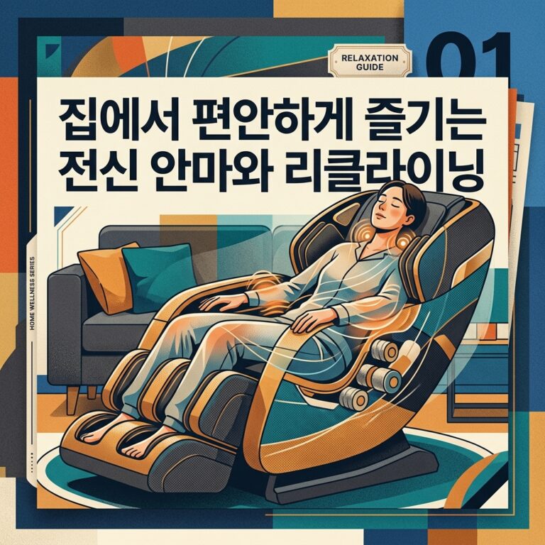 집에서 편안하게 즐기는 전신 안마와 리클라이닝